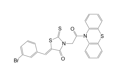 4-thiazolidinone, 5-[(3-bromophenyl)methylene]-3-[2-oxo-2-(10H-phenothiazin-10-yl)ethyl]-2-thioxo-, (5Z)-