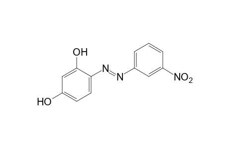 4-([m-nitrophenyl)azo]resorcinol