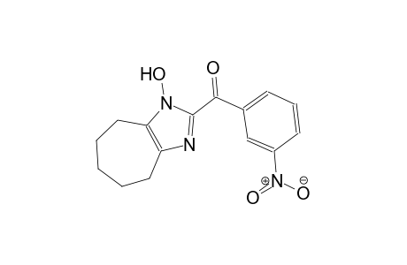 methanone, (1,4,5,6,7,8-hexahydro-1-hydroxycyclohept[d]imidazol-2-yl)(3-nitrophenyl)-