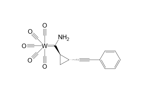 [ Amino(trans-2-phenylethynylcyclopropyl)methylidene]pentacarbonyl tungsten (0)
