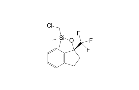 chloromethyl-dimethyl-[(1R)-1-(trifluoromethyl)indan-1-yl]oxy-silane