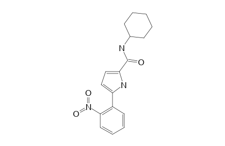 5-(2-NITROPHENYL)-1H-PYRROLE-2-N-CYCLOHEXYL-CARBOXAMIDE