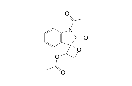(1-acetyl-2-oxo-spiro[indoline-3,2'-oxetane]-3'-yl) acetate