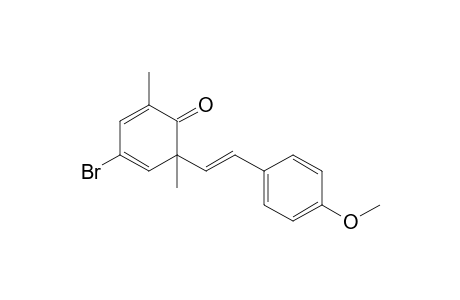 4-Bromo-6-[(E)p-methoxystyryl]-2,6-dimethylcyclohexa-2,4-dienone