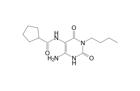 6-Amino-3-butyl-5-cyclopentanecarboxamido-2,4-dioxo-1,2,3,4-tetrahydropyrimidine