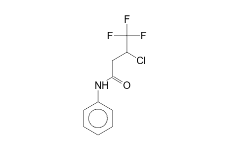 3-Chloro-4,4,4-trifluoro-N-phenylbutanamide