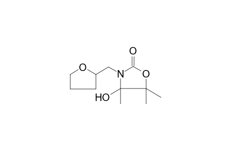 2-oxazolidinone, 4-hydroxy-4,5,5-trimethyl-3-[(tetrahydro-2-furanyl)methyl]-