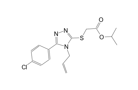 isopropyl {[4-allyl-5-(4-chlorophenyl)-4H-1,2,4-triazol-3-yl]sulfanyl}acetate