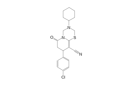 2H,6H-pyrido[2,1-b][1,3,5]thiadiazine-9-carbonitrile, 8-(4-chlorophenyl)-3-cyclohexyl-3,4,7,8-tetrahydro-6-oxo-