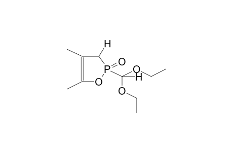 2-OXO-2-DIETHOXYMETHYL-4,5-DIMETHYL-1,2-OXAPHOSPHOL-4-ENE