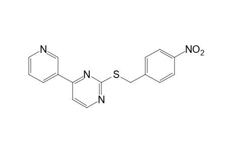 2-[(p-nitrobenzyl)thio]-4-(3-pyridyl)pyrimidine