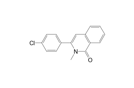 3-(4-chlorophenyl)-2-methyl-1-isoquinolinone
