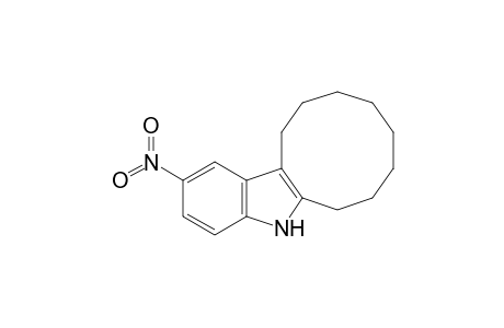5H-Cyclodec[b]indole, 6,7,8,9,10,11,12,13-octahydro-2-nitro-