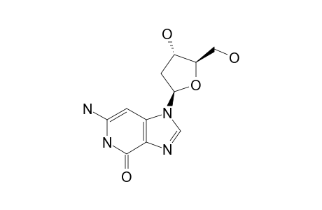6-AMINO-1-(2'-DEOXY-BETA-D-ERYTHRO-PENTOFURANOSYL)-1H-IMIDAZO-[4,5-C]-PYRIDIN-4(5H)-ONE