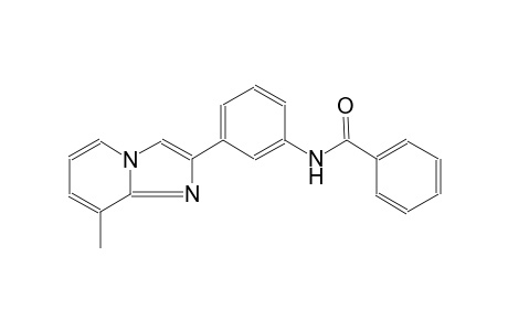 N-[3-(8-methylimidazo[1,2-a]pyridin-2-yl)phenyl]benzamide