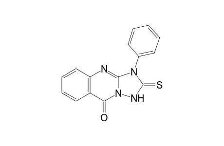 3-Phenyl-2-sulfanylidene-1H-[1,2,4]triazolo[5,1-b]quinazolin-9-one