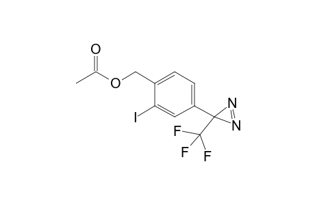 2-iodo-4-[3-(trifluoromethyl)-3H-diazirin-3-yl]benzyl acetate