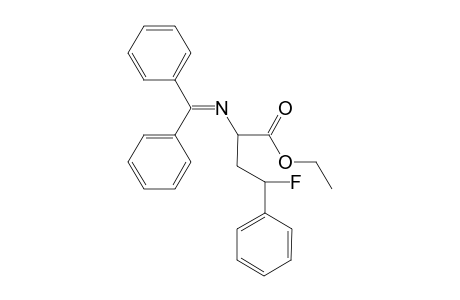 Ethyl N-(2-diphenylmethyleneamino)-4-fluoro-4-phenylbutanoate