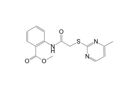 methyl 2-({[(4-methyl-2-pyrimidinyl)sulfanyl]acetyl}amino)benzoate