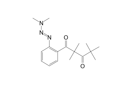 (E)-1-[2-(3,3-Dimethyltriaz-1-enyl)phenyl]-2,2,4,4-tetramethylpentane-1,3-dione