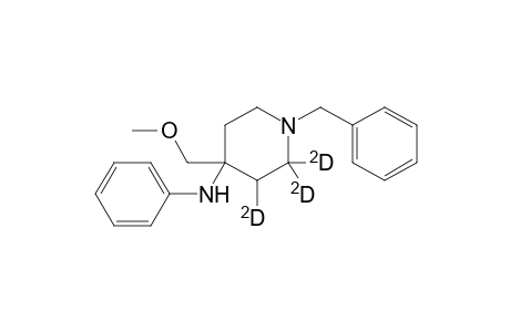 1-Benzyl-4-phenylamino-4-(methoxymethyl)piperidine-D3