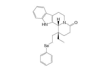 (cis)-(1RS,12bRS)-1-Ethyl-2,3,6,7,12,12b-hexahydro-1-[2-(phenylseleno)ethyl]indolo[2,3-a]quinolizin-4-(1H)-one