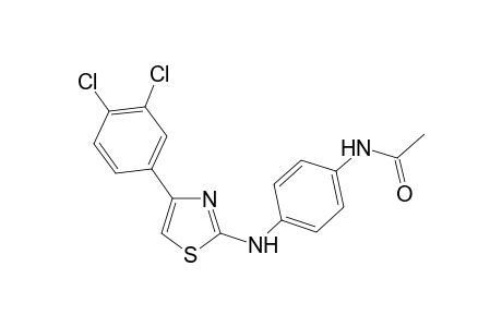 Acetamide, N-[4-[[4-(3,4-dichlorophenyl)-2-thiazolyl]amino]phenyl]-
