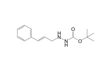 N-(3-Phenylprop-2-enyl)-N'-t-butoxycarbonylhydrazine