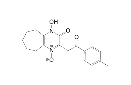 5H-Cyclohepta[b]pyrazin-2(1H)-one, 6,7,8,9-tetrahydro-1-hydroxy-3-[2-oxo-2-(4-tolyl)ethyl]-, 4-oxide