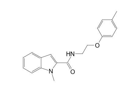 1H-Indole-2-carboxamide, 1-methyl-N-[2-(4-methylphenoxy)ethyl]-