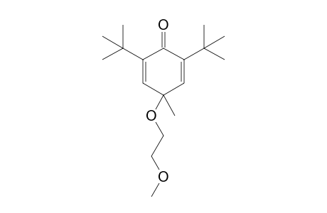 2,6-Bis(1,1-dimethylethyl)-4-(2-methoxyethoxy)-4-methylcyclohexa-2,5-dienone