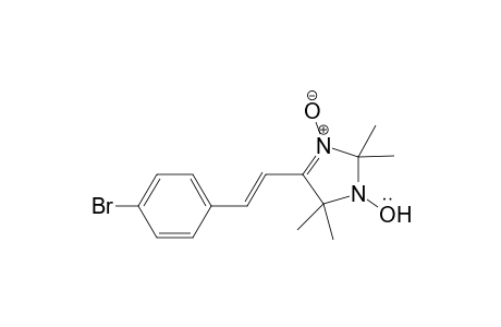 4-[2-(p-Bromophenyl)vinyl]-2,2,5,5-tetramethyl-3-imazazoline-3-oxide-1-oxyl