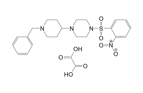 1-(1-benzylpiperidin-4-yl)-4-((2-nitrophenyl)sulfonyl)piperazine oxalate