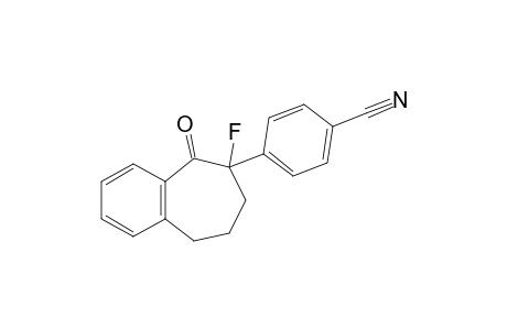 4-[6'-Fluoro-6',7',8',9'-tetrahydro-5'-oxo-5H-benzocycloheptenyl]-benzonitrile