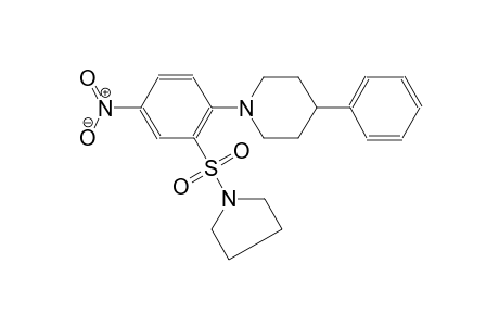 1-[4-nitro-2-(1-pyrrolidinylsulfonyl)phenyl]-4-phenylpiperidine