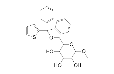 Methyl 6-O-diphenyl(thiophenyl)methyl .alpha.,D-glucopyranoside