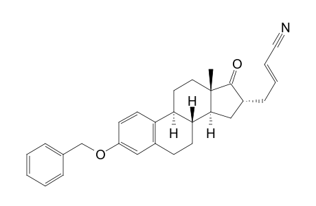 16.alpha.-(3-cyano-2-propenyl)-3-(benzyloxy)estra-1,3,5(10)-trien-17-one