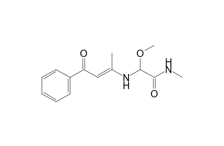 2-Methoxy-N-methyl-2-(1-methyl-3-oxo-3-phenyl-1-propenylamino)acetamide