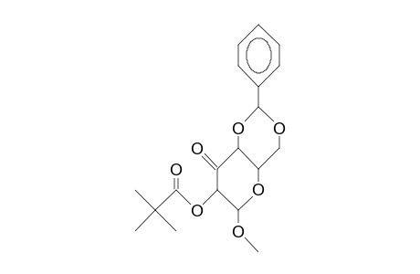 Methyl 4,6-O-benzylidene-2-O-pivaloyl-A-D-ribo-hexopyranosid-3-uloside