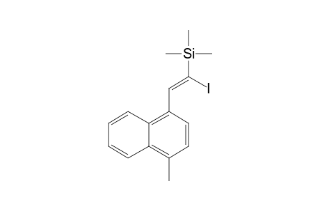 (Z)-1-(2-Iodo-2-trimethylsilylethenyl)-4-methylnaphthalene