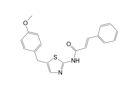 2-propenamide, N-[5-[(4-methoxyphenyl)methyl]-2-thiazolyl]-3-phenyl-, (2E)-