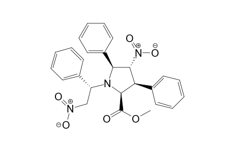 (2S,3S,4R,5S)-Methyl 4-nitro-1-[(S)-2-nitro-1-phenylethyl]-3,5-diphenylpyrrolidine-2-carboxylate