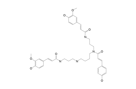 KEAYANINE;TRIS-(4-HYDROXYCINNAMOYL)-SPERMINE;N5-(PARA-COUMAROYL)-N1,N14-DIFERULOYLSPERMINE