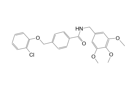 4-[(2-chlorophenoxy)methyl]-N-(3,4,5-trimethoxybenzyl)benzamide