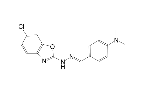 benzaldehyde, 4-(dimethylamino)-, (6-chloro-2-benzoxazolyl)hydrazone
