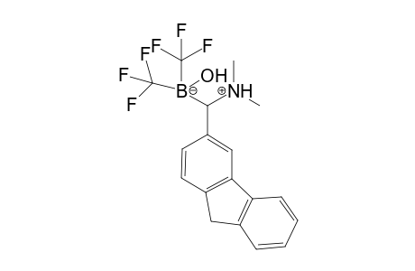 3-Fluorenyl-5,5,5-trifluoro-4-hydroxy-2-methyl-4-(trifluoromethyl)2-azonia-4-boratapentane