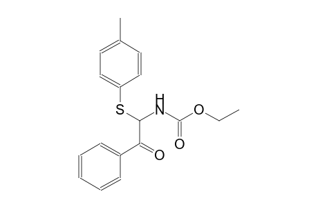 ethyl 1-[(4-methylphenyl)sulfanyl]-2-oxo-2-phenylethylcarbamate