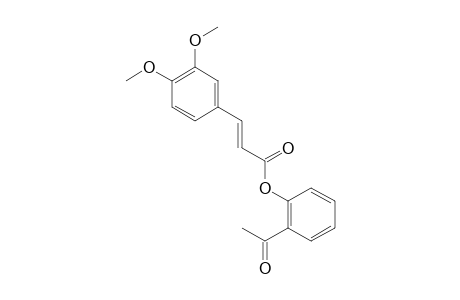 2-(3',4'-DIMETHOXYCINNAMOYLOXY)-ACETOPHENONE