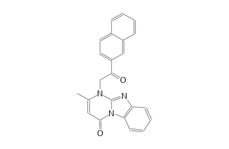 pyrimido[1,2-a]benzimidazol-4(1H)-one, 2-methyl-1-[2-(2-naphthalenyl)-2-oxoethyl]-