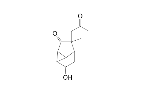 3-Hydroxy-1-methyl-1-(2-oxopropyl)hexahydrocyclopropa[cd]pentalen-2(1H)-one